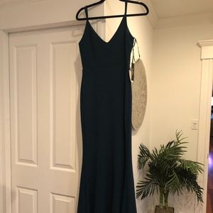Lulus Infinite Glory Forest Green Maxi Dress